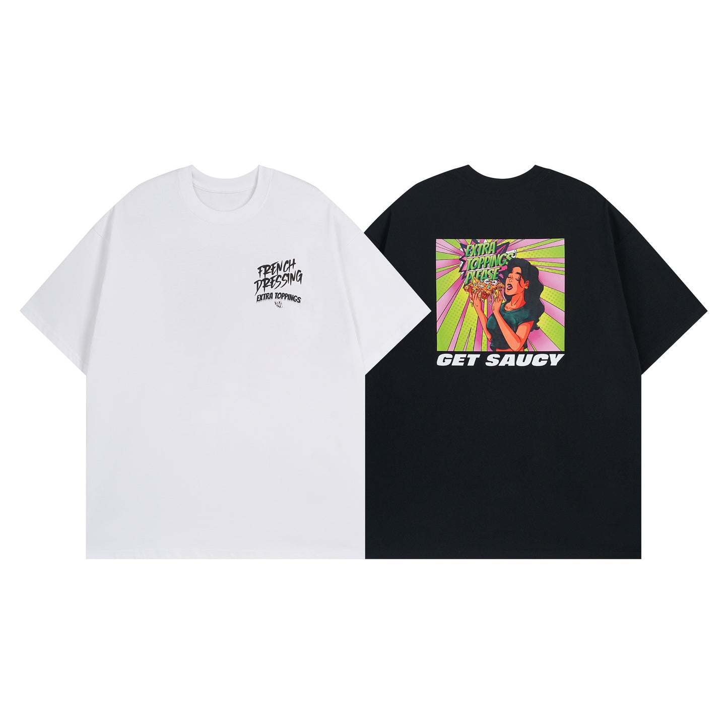 Crew Neck Extra Toppings Printed T-shirt