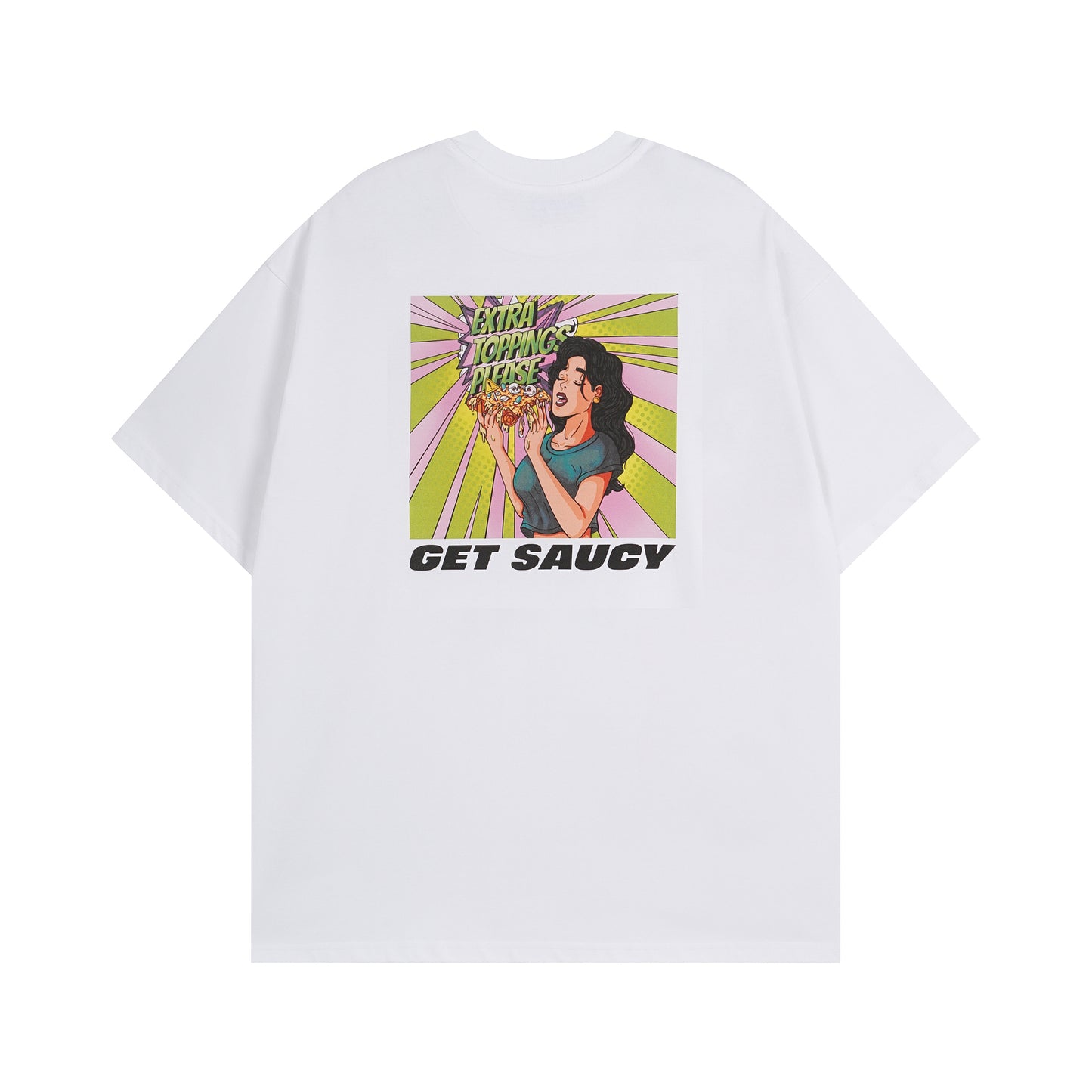 Crew Neck Extra Toppings Printed T-shirt