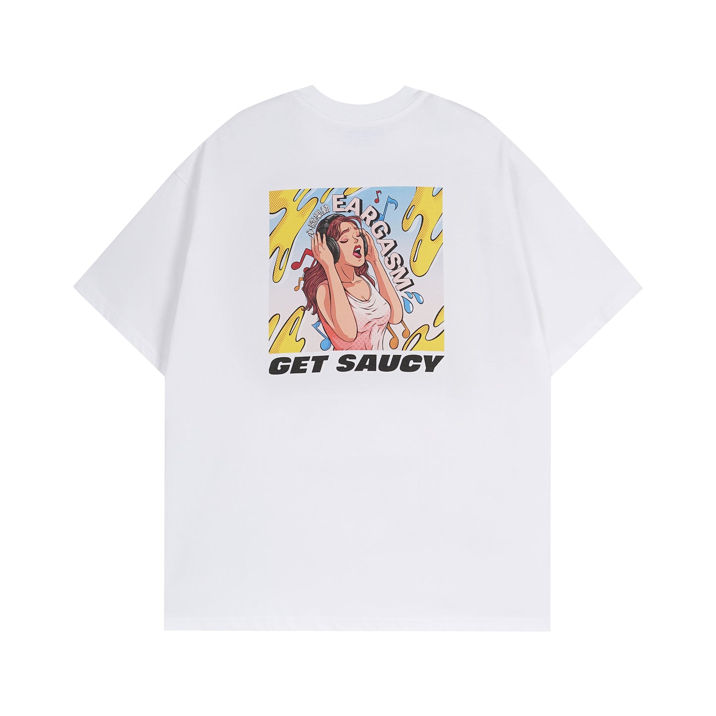 Crew Neck Eargasm Printed T-shirt
