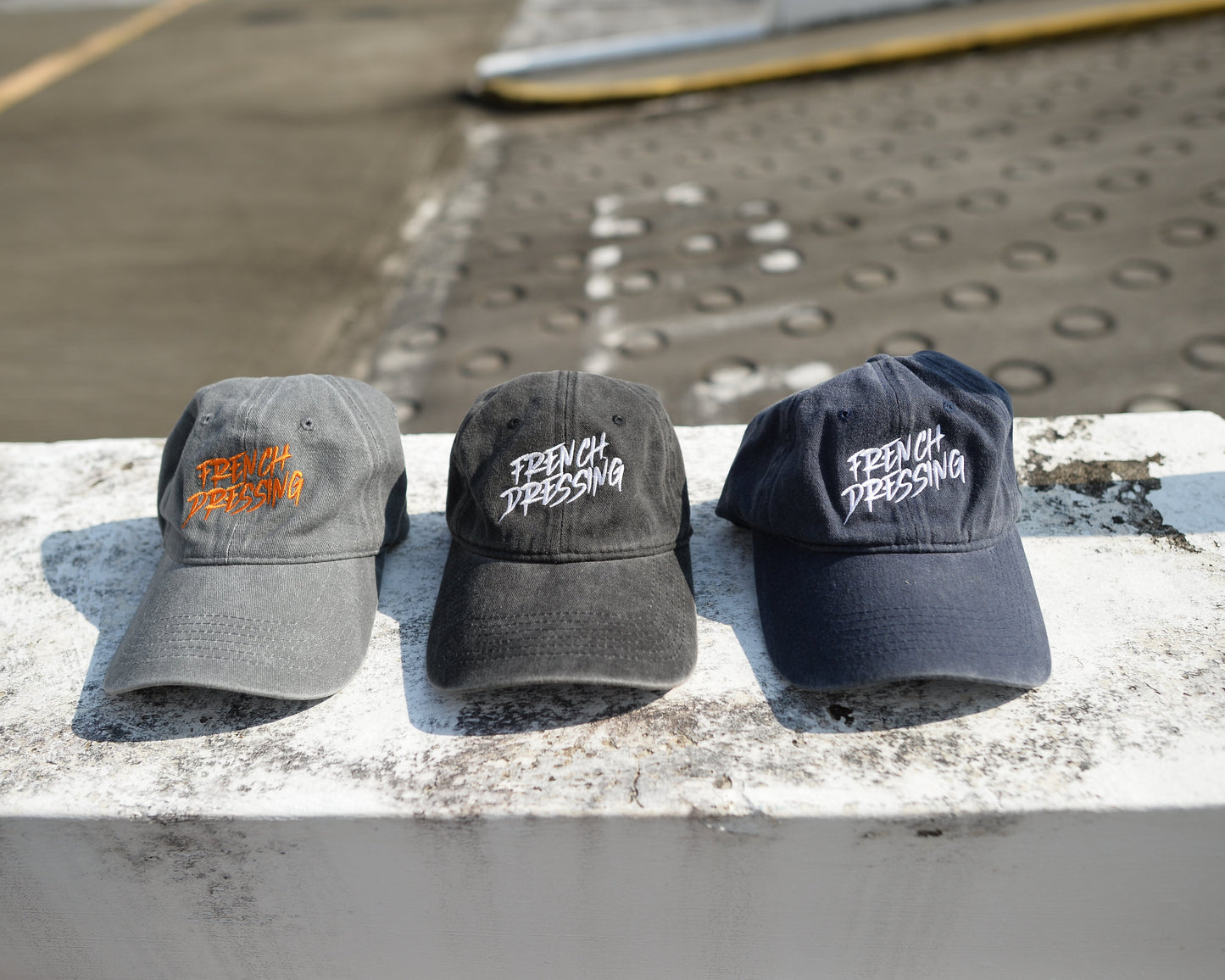 Grey Cap in Acid Wash