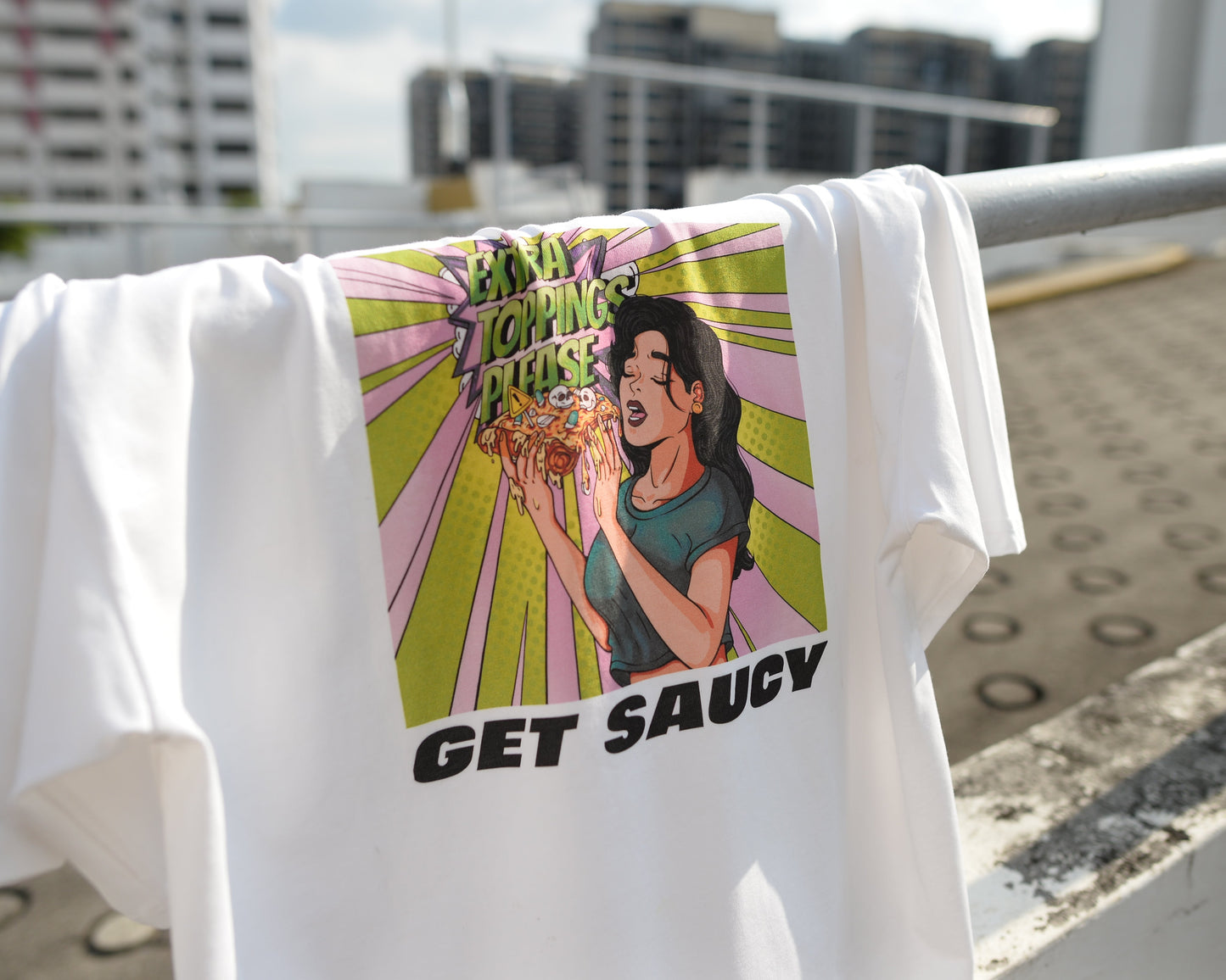 Crew Neck Extra Toppings Printed T-shirt