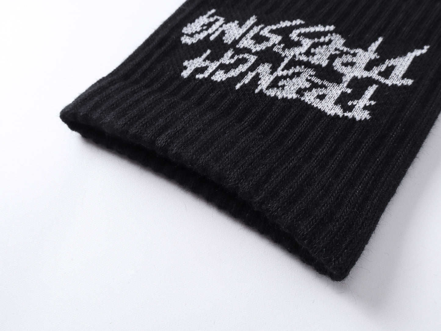 Logo Embroidered Cotton Socks